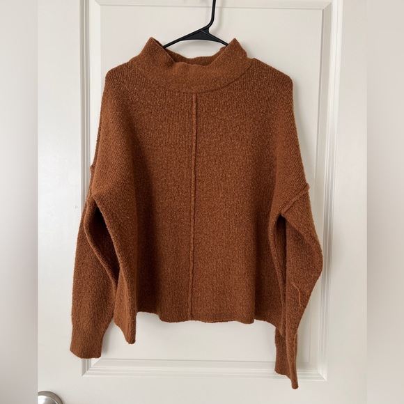 Universal Thread Women's Rust Cowl Neck Sweater - Picture 1 of 8